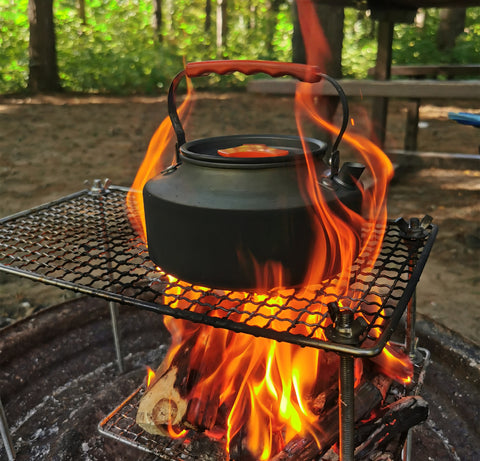 Portable Camping Cookware Set, Bundle with Coffee/Tea Pot, Camping Cutlery Set for Outdoor, Camping, Hiking, Backpacking, Picnic, BBQ Portable Camping Cookware Set, Bundle with Coffee/Tea Pot, Camping Cutlery Set for Outdoor, Camping, Hiking, Backpacking, Picnic, BBQ