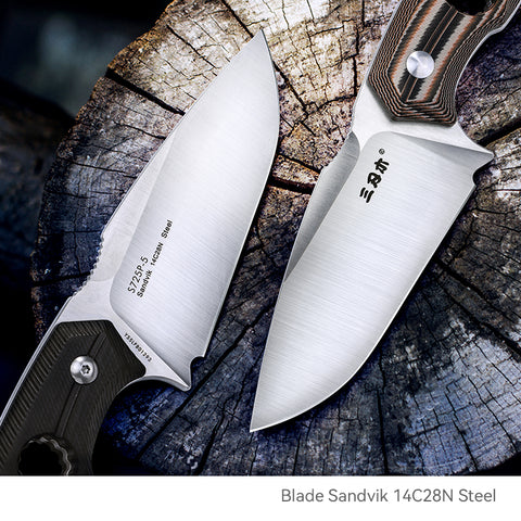 Mastiff Gears® Sanrenmu (SRM) S725P Full Tang Fixed-Blade Knife w/Molded Polymer Sheath Mastiff Gears® Sanrenmu (SRM) S725P Full Tang Fixed-Blade Knife w/Molded Polymer Sheath