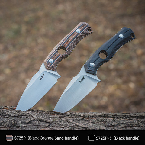 Mastiff Gears® Sanrenmu (SRM) S725P Full Tang Fixed-Blade Knife w/Molded Polymer Sheath Mastiff Gears® Sanrenmu (SRM) S725P Full Tang Fixed-Blade Knife w/Molded Polymer Sheath