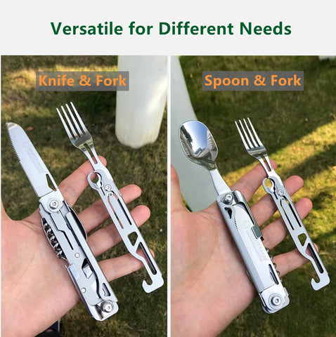 MASTIFF GEARSĀ® 5-in-1 Portable Camping Utensils Set MASTIFF GEARSĀ® 5-in-1 Portable Camping Utensils Set