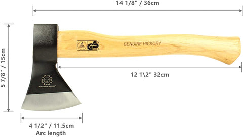 Mastiff Gears® 14" Wooden Handle Hatchet