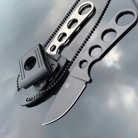 Mastiff GearsĀ® Sanrenmu (SRM) 7130 Full Tang Fixed-Blade Knife w/ Molded Polymer Sheath & Belt Adapter (Black Coated) Mastiff GearsĀ® Sanrenmu (SRM) 7130 Full Tang Fixed-Blade Knife w/ Molded Polymer Sheath & Belt Adapter (Black Coated)