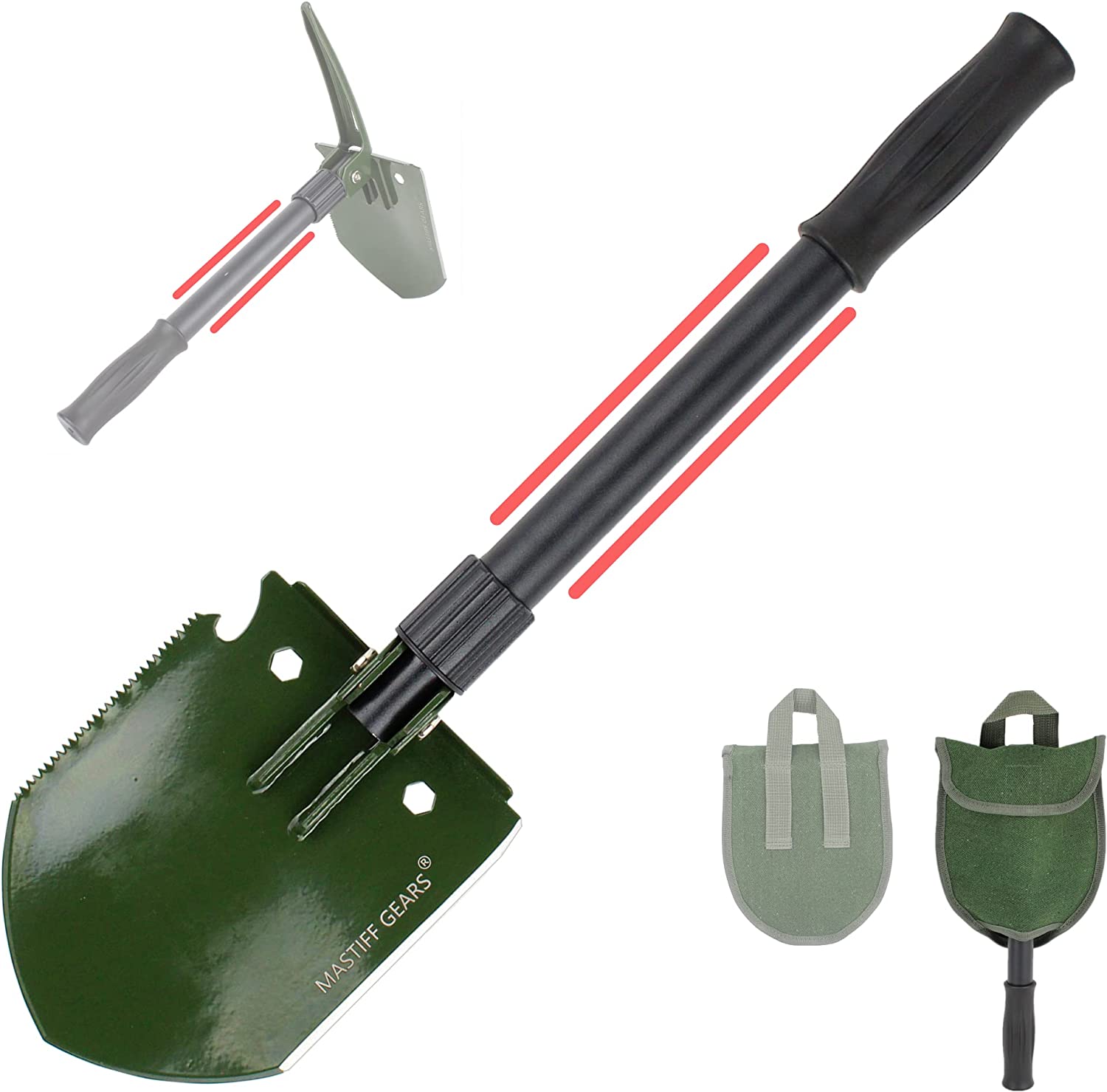 Outdoor products deals mini folding shovel