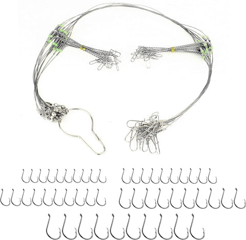 Mastiff Gears® 12 Pcs Pickerel rigs with Circle Hooks Mastiff Gears® 12 Pcs Pickerel rigs with Circle Hooks