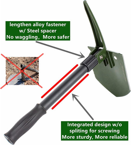 Mastiff Gears® Compact Steel Folding Shovel 208B Mastiff Gears® Compact Steel Folding Shovel 208B