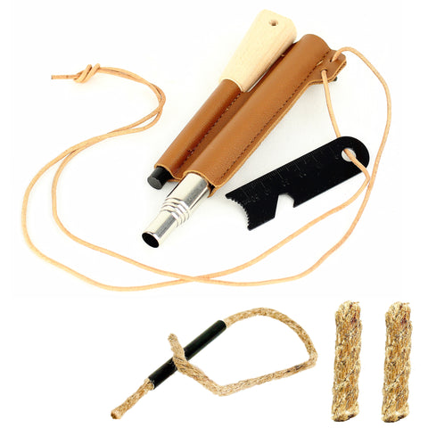 MASTIFF GEARS 5-Piece Bushcraft Starter Kit | Best Gift for Dad, Husband & Outdoor Lovers