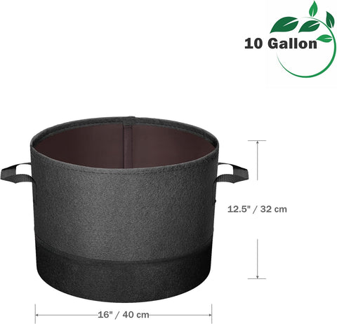 Mastiff Gears® Vigor Bag Smart Fabric Grow Bag – Water-Saving, Even Moisture, Deep Root Growth | High-Yield Planter with Water-Guard Liner & Bottom Aeration