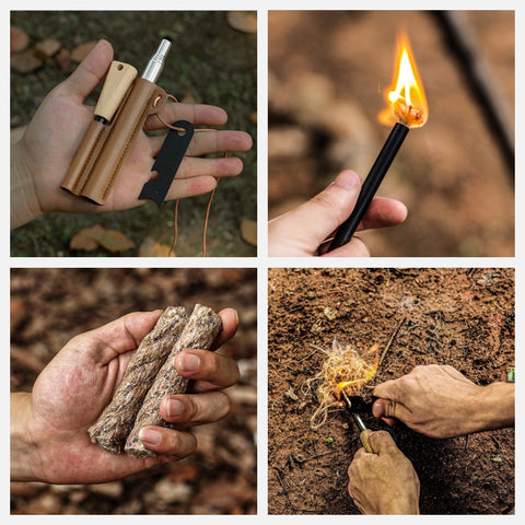 MASTIFF GEARS 5-Piece Bushcraft Starter Kit | Best Gift for Dad, Husband & Outdoor Lovers