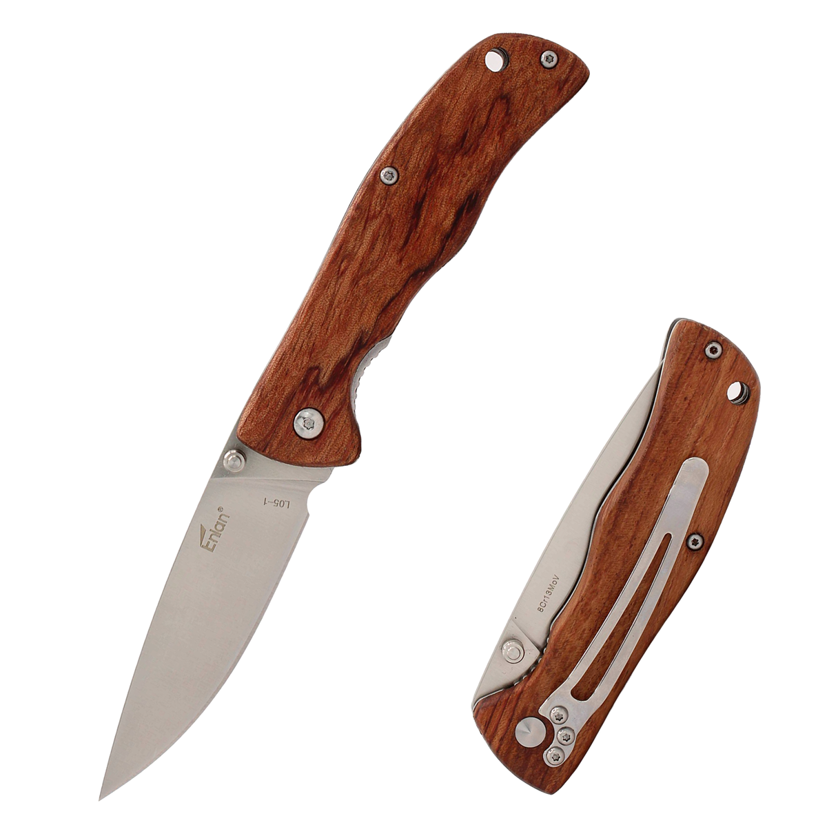 Enlan L05-1 Compact Folding Knife – Under 3" Blade, G10 Handle for EDC, Camping & Tactical Carry