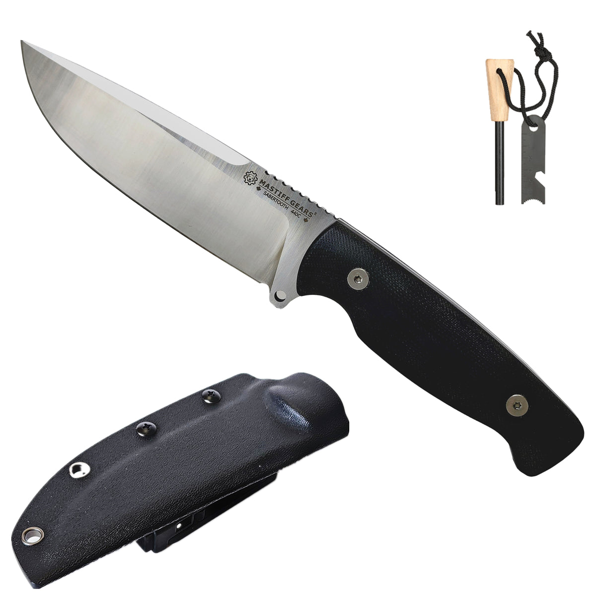 mastiff gear Mastiff Gears® 440C Stainless Steel Outdoor Survival Knife