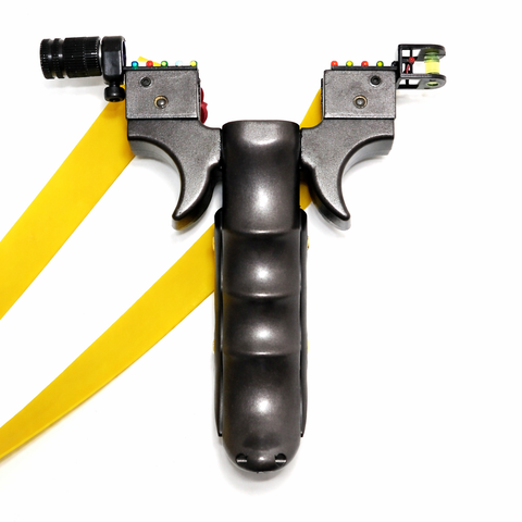 Mastiff Gears® Slingshot Kit with Aiming Tool, LED Light, Ammo, Rubber bands, Magnetic Ammo Ring and Slingshot Cover