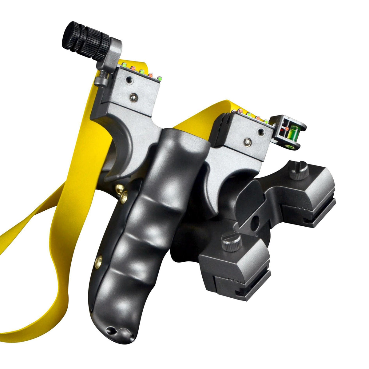 Mastiff Gears® Slingshot Kit with Aiming Tool, LED Light, Ammo, Rubber bands, Magnetic Ammo Ring and Slingshot Cover