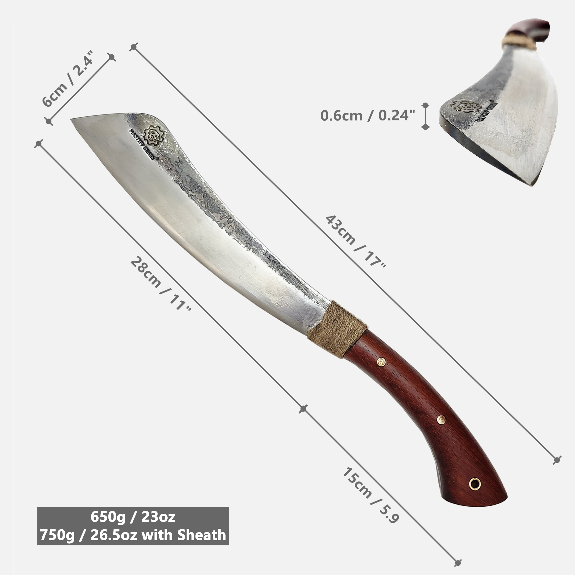 top gear machete Mastiff Gears® Ultimate Outdoor Survival Bushcraft Parang Machete, Ful – MASTIFF GEARS