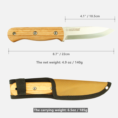 MASTIFF GEARS 5-Piece Bushcraft Starter Kit | Best Gift for Dad, Husband & Outdoor Lovers