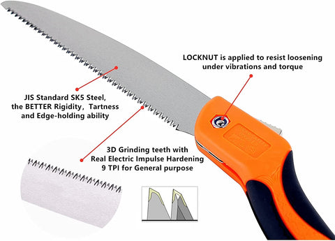 Mastiff Gears ® All-Purpose Camping Saw Hand Pruning Saws 10“ / 250 MM