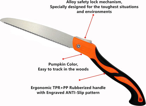 Mastiff Gears ® All-Purpose Camping Saw Hand Pruning Saws 10“ / 250 MM