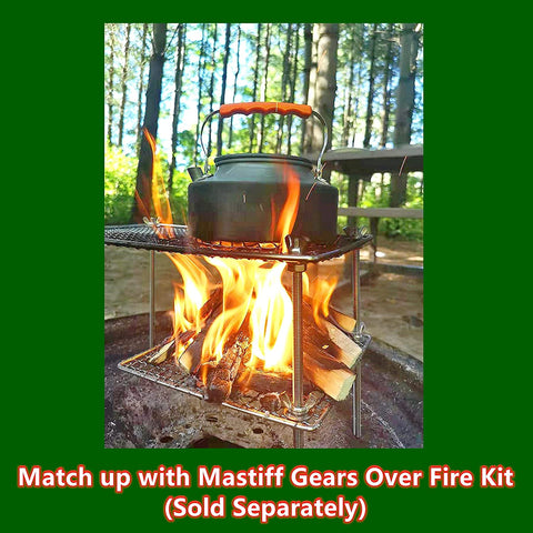 Mastiff Gears® Bushcraft Grill Grate, Family Kit