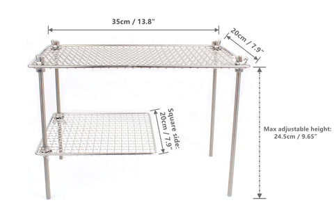 Mastiff Gears® Bushcraft Grill Grate, Over Fire Kit